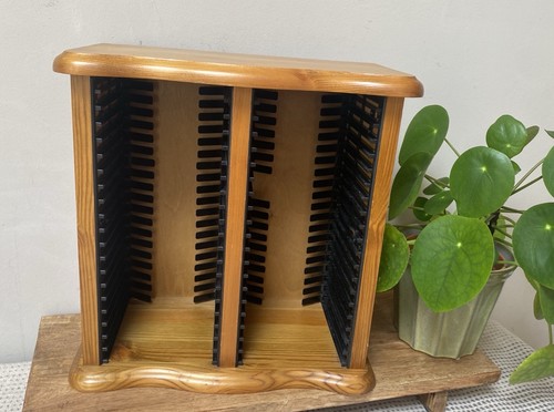 Vintage solid pine wood - wood, cd