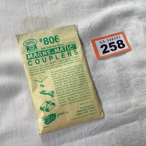 Kadee gauge 806 couplers - o,