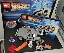 LEGO Ideas Back to The Future Delorean Time Machine 21103 MINT Condition Retired
