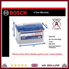 Car Battery S4007 Bosch 067
