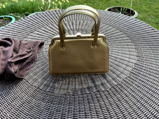 Vintage Gold  handbag & matching purse original mirror and dust bag Never used