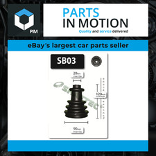 CV Joint Boot SB03 Shaftec