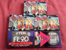5x Blank Cassette Tapes Maxell