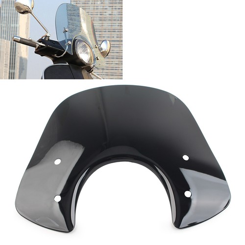 Black front windshield - black,