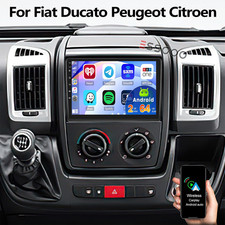 64GB For Fiat Ducato/Peugeot Boxer/Citroen Jumper Car Stereo Radio Android14 GPS