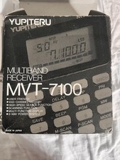 Yupiteru MVT-7100 Radio Scanner Receiver. Used.  charger, Ariel & original box