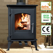 5KW Log Burner Multifuel Wood Burning Stove Woodburner Defra Approved Eco Design
