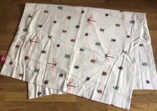 Joules Botanical Bugs on Chalk 1 Oxford Pillowcase Brushed Cotton New 48x 74cm