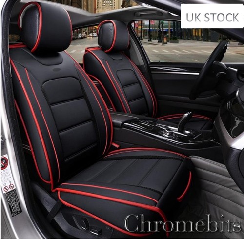 Deluxe black leather front - deluxe,