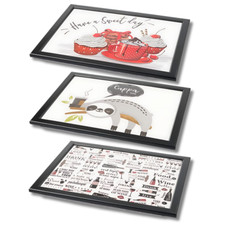 Lap Tray Bean Bag Wooden Frame