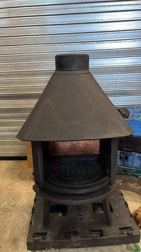 Jotul vintage cast - iron, wood