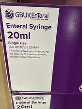 Enteral Syringe 20ml, 100-Pack