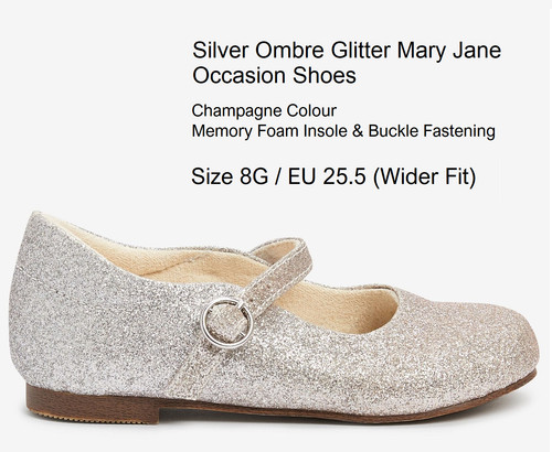 Next champagne glitter mary - glitter,