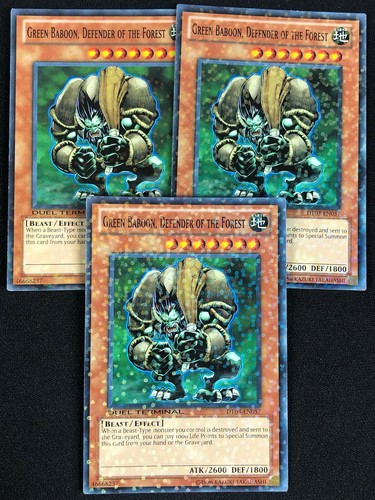 Yugioh green baboon - baboon, defender