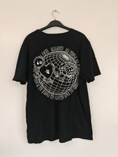 All Saints Peeps Crew Tshirt Men’s Small Black White  "All People All Places" 
