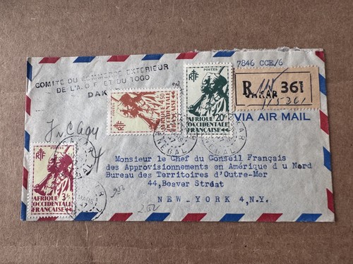 1947 aof senegal - 1947, registered