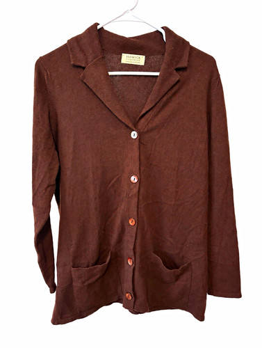 Hawick cashmere brown knit - brown,
