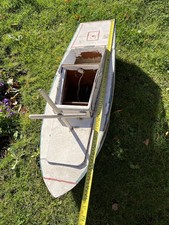 WOODEN PROJECT UPCYCLE RC RADIO CONTROLLED boat large hull SPARES ONLY