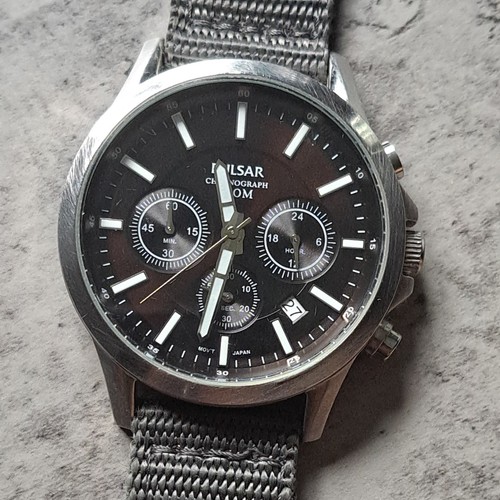 Pulsar gents 45mm watch - pulsar,