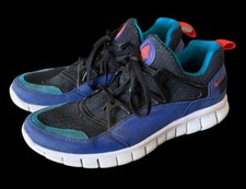 Nike Free Huarache Trainers Blue Black Concord UK 6 555440-085 Sneakers