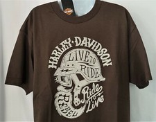 Harley Davidson SS Shirt Brown