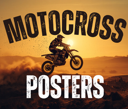 Motocross poster print - print, mx