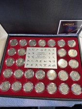 Cased London Olympic Games 2012 50p Coin Set 29 Coins Collection Circulated