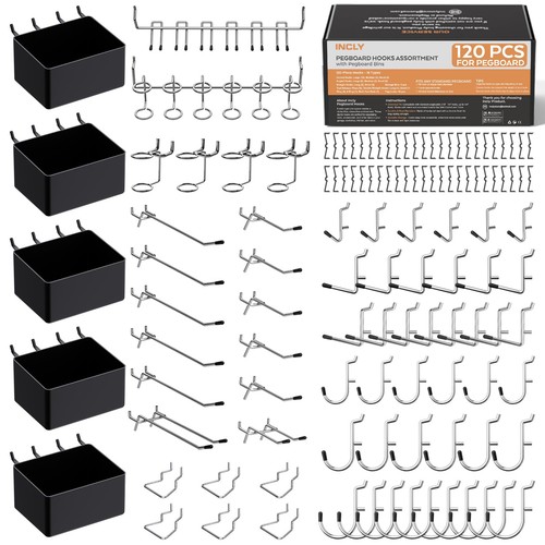 Incly 120pcs pegboard - incly,