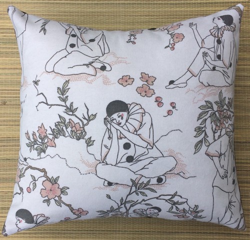 Pierrot vintage fabric - pierrot,