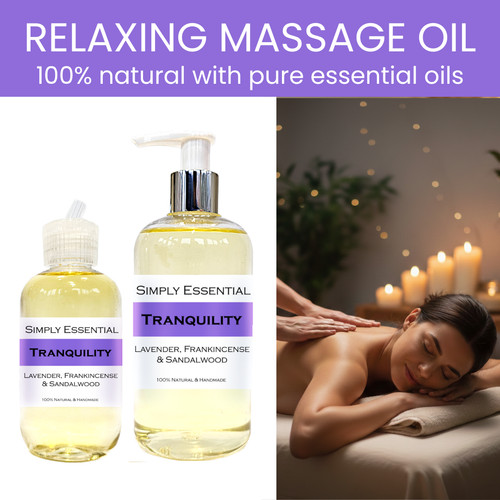 Calming massage oil lavender - massage,