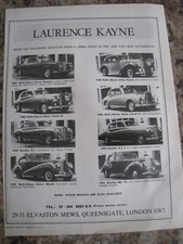 LAURENCE KAYNE CAR STOCK LIST
