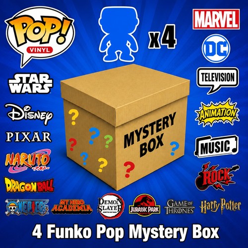 Funko pop mystery box - funko, 4-pack