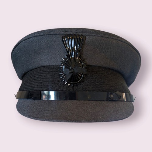 Formal black chauffeur hat - chauffeur,