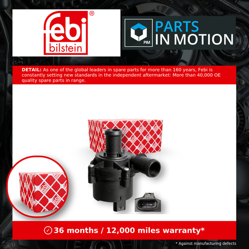 Water pump for parking heater - water,