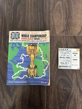 1966 World Cup Program & Match Ticket Portugal v Bulgaria Played At Old Trafford