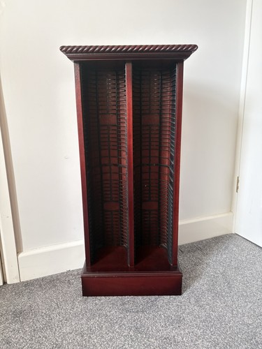Wood holder rack handmade - cd,