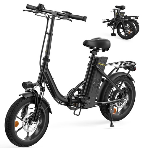 Folding electric bike city - folding, e-city