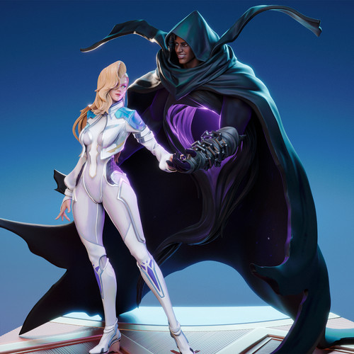 Cloak and dagger 3d printed - cloak,
