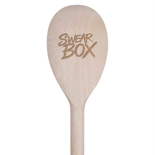 Swear box wooden spoon - box',