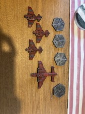 Games Workshop Aeronautica Imperialis Models Painted With Bases