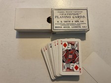Vintage Duplex Round Cornered Patience Playing Cards Small Size WH Smith Lambeth