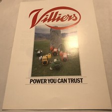 VILLIERS Engines C12 A15 F15 F17 C30 Original 1983 Sales Brochure