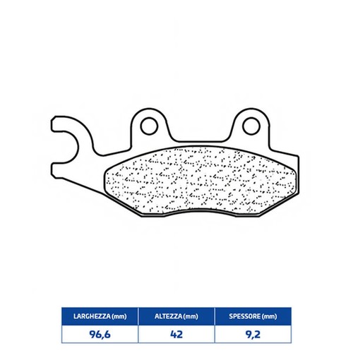 Sintered brake pads 125 crm - sintered, hm