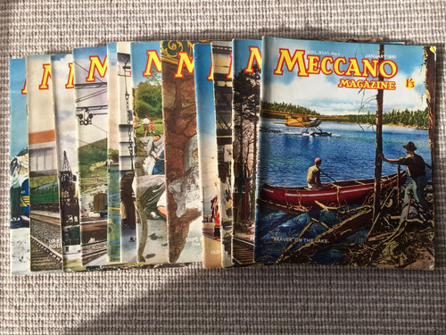 Meccano magazine copies - magazine,