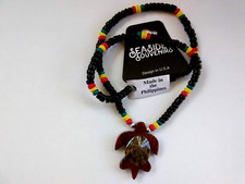 Turtle Limpet Rasta Necklace