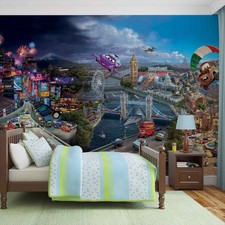 KIDS ROOM WALL MURAL WALLPAPER