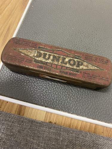 Vintage dunlop tin - vintage,