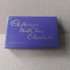 Vintage Cadbury's Milk Tray Chocolate Box. 1/4Pound. Empty With Selection Insert