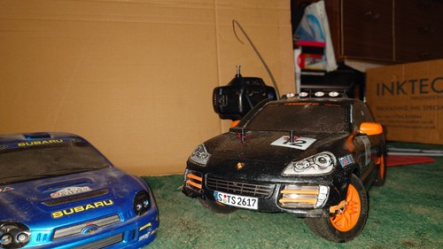Porsche and subaru - and, car