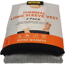Ladies 2 Pack Thermal Vest